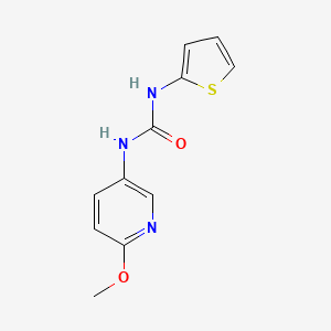 N-(6-methoxypyridin-3-yl)-N'-thiophen-2-ylurea