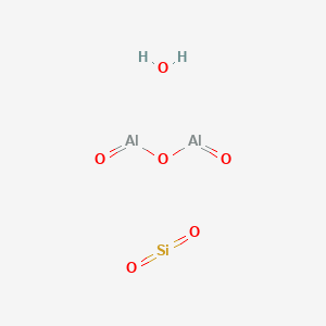 molecular formula Al2O3.4(SiO2).H2O B074815 膨润土 CAS No. 1302-78-9