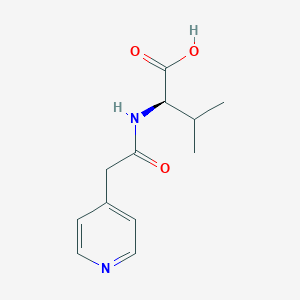 (2R)-3-methyl-2-[(2-pyridin-4-ylacetyl)amino]butanoic acid