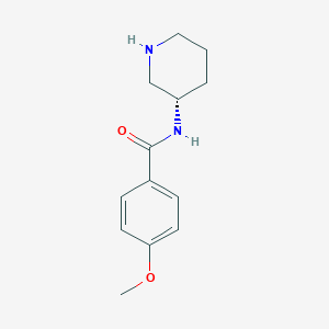 4-methoxy-N-[(3S)-piperidin-3-yl]benzamide