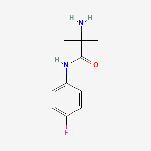 2-amino-N-(4-fluorophenyl)-2-methylpropanamide