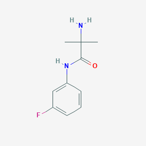 2-amino-N-(3-fluorophenyl)-2-methylpropanamide