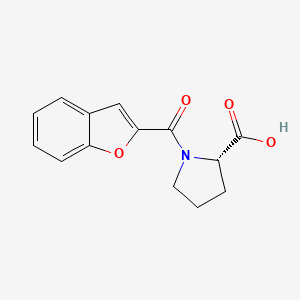 (2S)-1-(1-benzofuran-2-carbonyl)pyrrolidine-2-carboxylic acid