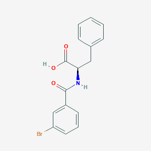 (2R)-2-[(3-bromobenzoyl)amino]-3-phenylpropanoic acid