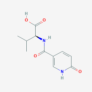 (2S)-3-methyl-2-[(6-oxo-1H-pyridine-3-carbonyl)amino]butanoic acid