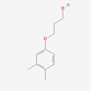 molecular formula C11H16O2 B7481824 3-(3,4-Dimethylphenoxy)propan-1-ol 