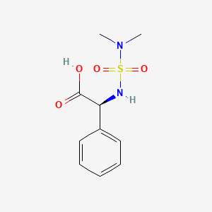 (2S)-2-(dimethylsulfamoylamino)-2-phenylacetic acid