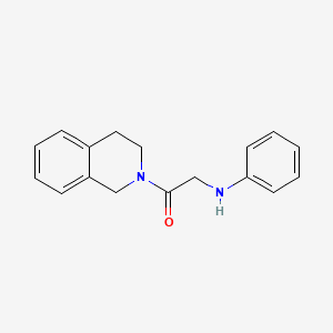 2-anilino-1-(3,4-dihydro-1H-isoquinolin-2-yl)ethanone