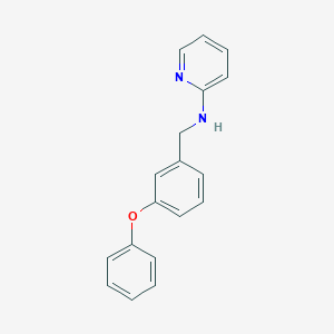 N-[(3-phenoxyphenyl)methyl]pyridin-2-amine