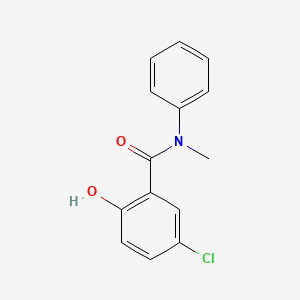 5-chloro-2-hydroxy-N-methyl-N-phenylbenzamide