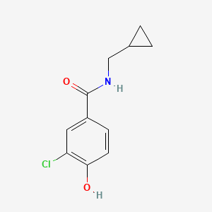 3-chloro-N-(cyclopropylmethyl)-4-hydroxybenzamide