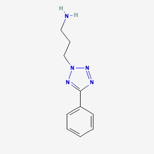 3-(5-Phenyltetrazol-2-yl)propan-1-amine