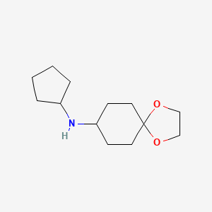 N-cyclopentyl-1,4-dioxaspiro[4.5]decan-8-amine