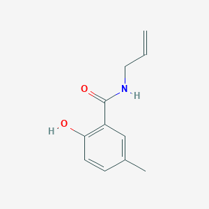 molecular formula C11H13NO2 B7482004 2-hydroxy-5-methyl-N-prop-2-enylbenzamide 