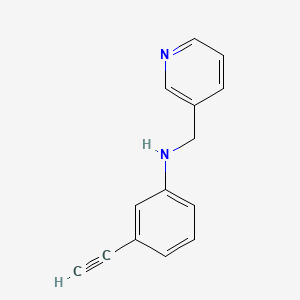 molecular formula C14H12N2 B7482031 3-ethynyl-N-(pyridin-3-ylmethyl)aniline 