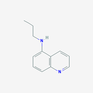 molecular formula C12H14N2 B7482069 N-propylquinolin-5-amine 