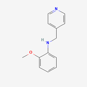 molecular formula C13H14N2O B7482076 2-methoxy-N-(pyridin-4-ylmethyl)aniline 