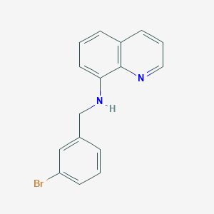 N-[(3-bromophenyl)methyl]quinolin-8-amine