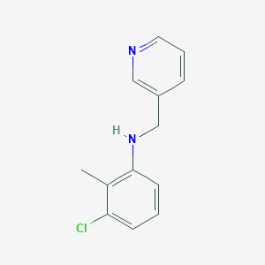 3-chloro-2-methyl-N-(pyridin-3-ylmethyl)aniline