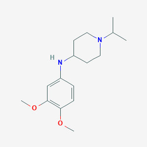 N-(3,4-dimethoxyphenyl)-1-propan-2-ylpiperidin-4-amine