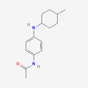 N-[4-[(4-methylcyclohexyl)amino]phenyl]acetamide