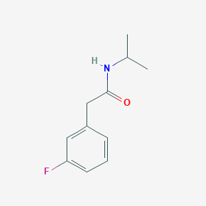 2-(3-fluorophenyl)-N-propan-2-ylacetamide