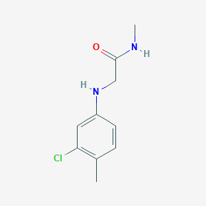 2-(3-chloro-4-methylanilino)-N-methylacetamide