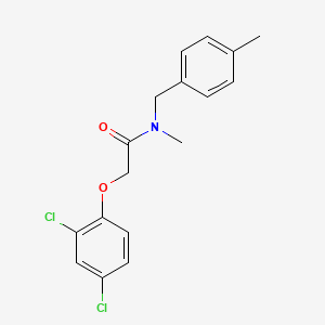 2-(2,4-dichlorophenoxy)-N-methyl-N-[(4-methylphenyl)methyl]acetamide