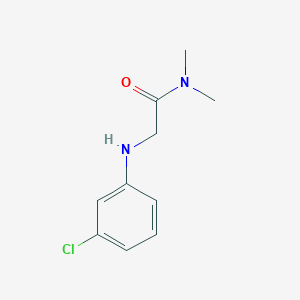 molecular formula C10H13ClN2O B7482294 2-(3-chloroanilino)-N,N-dimethylacetamide 