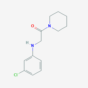 2-(3-Chloroanilino)-1-piperidin-1-ylethanone