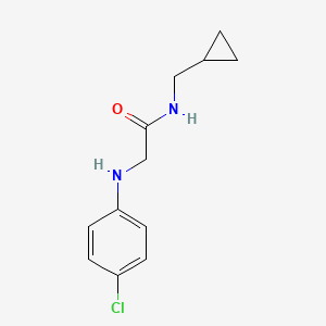 2-(4-chloroanilino)-N-(cyclopropylmethyl)acetamide