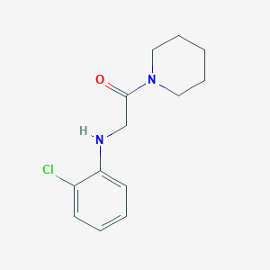 2-(2-Chloroanilino)-1-piperidin-1-ylethanone