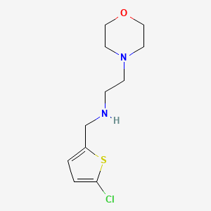 N-[(5-chlorothiophen-2-yl)methyl]-2-morpholin-4-ylethanamine