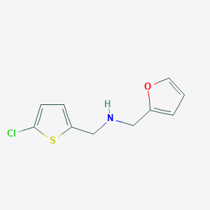 N-[(5-chlorothiophen-2-yl)methyl]-1-(furan-2-yl)methanamine