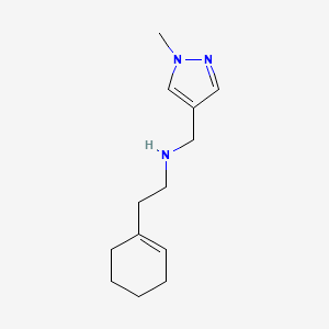 2-(cyclohexen-1-yl)-N-[(1-methylpyrazol-4-yl)methyl]ethanamine