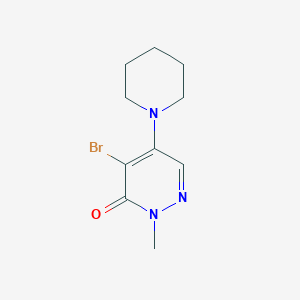 2-Methyl-4-bromo-5-piperidinopyridazine-3(2H)-one