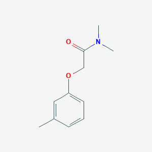 molecular formula C11H15NO2 B7482433 N,N-dimethyl-2-(3-methylphenoxy)acetamide 