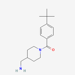 [4-(Aminomethyl)piperidin-1-yl]-(4-tert-butylphenyl)methanone