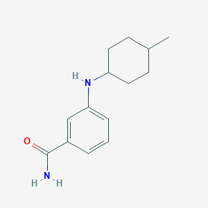 3-[(4-Methylcyclohexyl)amino]benzamide