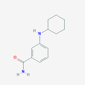 molecular formula C13H18N2O B7482483 3-(Cyclohexylamino)benzamide 