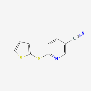 6-Thiophen-2-ylsulfanylpyridine-3-carbonitrile