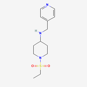 molecular formula C13H21N3O2S B7482644 1-ethylsulfonyl-N-(pyridin-4-ylmethyl)piperidin-4-amine 