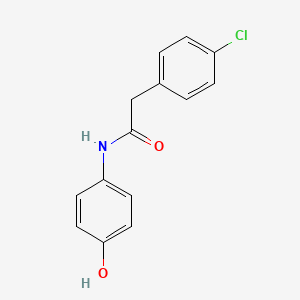 2-(4-chlorophenyl)-N-(4-hydroxyphenyl)acetamide