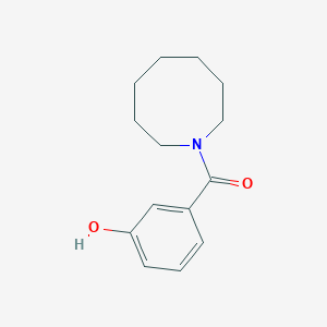 molecular formula C14H19NO2 B7482735 Azocan-1-yl-(3-hydroxyphenyl)methanone 