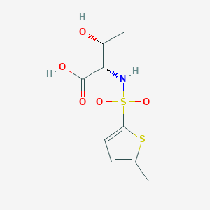 (2S,3R)-3-hydroxy-2-[(5-methylthiophen-2-yl)sulfonylamino]butanoic acid