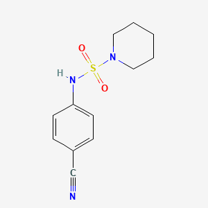 N-(4-cyanophenyl)piperidine-1-sulfonamide