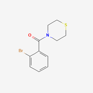 molecular formula C11H12BrNOS B7482775 (2-Bromophenyl)-thiomorpholin-4-ylmethanone 