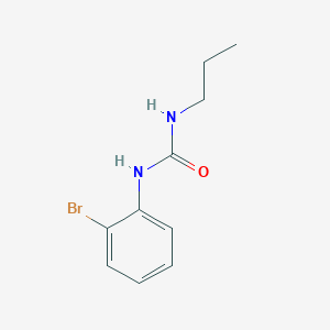 molecular formula C10H13BrN2O B7482780 1-(2-Bromophenyl)-3-propylurea 