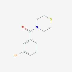 molecular formula C11H12BrNOS B7482781 (3-Bromophenyl)-thiomorpholin-4-ylmethanone 