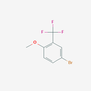molecular formula C8H6BrF3O B074828 4-溴-1-甲氧基-2-(三氟甲基)苯 CAS No. 1514-11-0